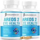 JB Wellness AREDS 2 Witamina do oczu i suplement mineralny, Zawiera luteinę, witaminę C, Zeaksantynę, Cynk i witaminę Ulepszenie wzroku Suplement - 120 Liczba