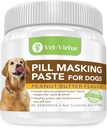 Pasta do maskowania pigułek dla psów, Masło orzechowe Flavor - Perfect Pet Medicine Treats to hide Pills, Medycyna & Kapsułki, z naturalnych składników i pakowane z smakiem psy miłość