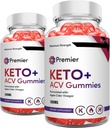 Premier Keto Gummies - Premier Keto + ACV Gummies (2 opakowania, 120 Gummies)