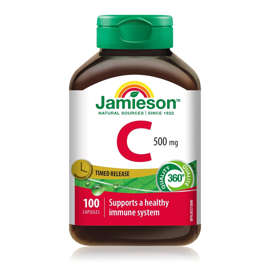 Jamieson Witamina C 500 mg Timed Release kapsułki