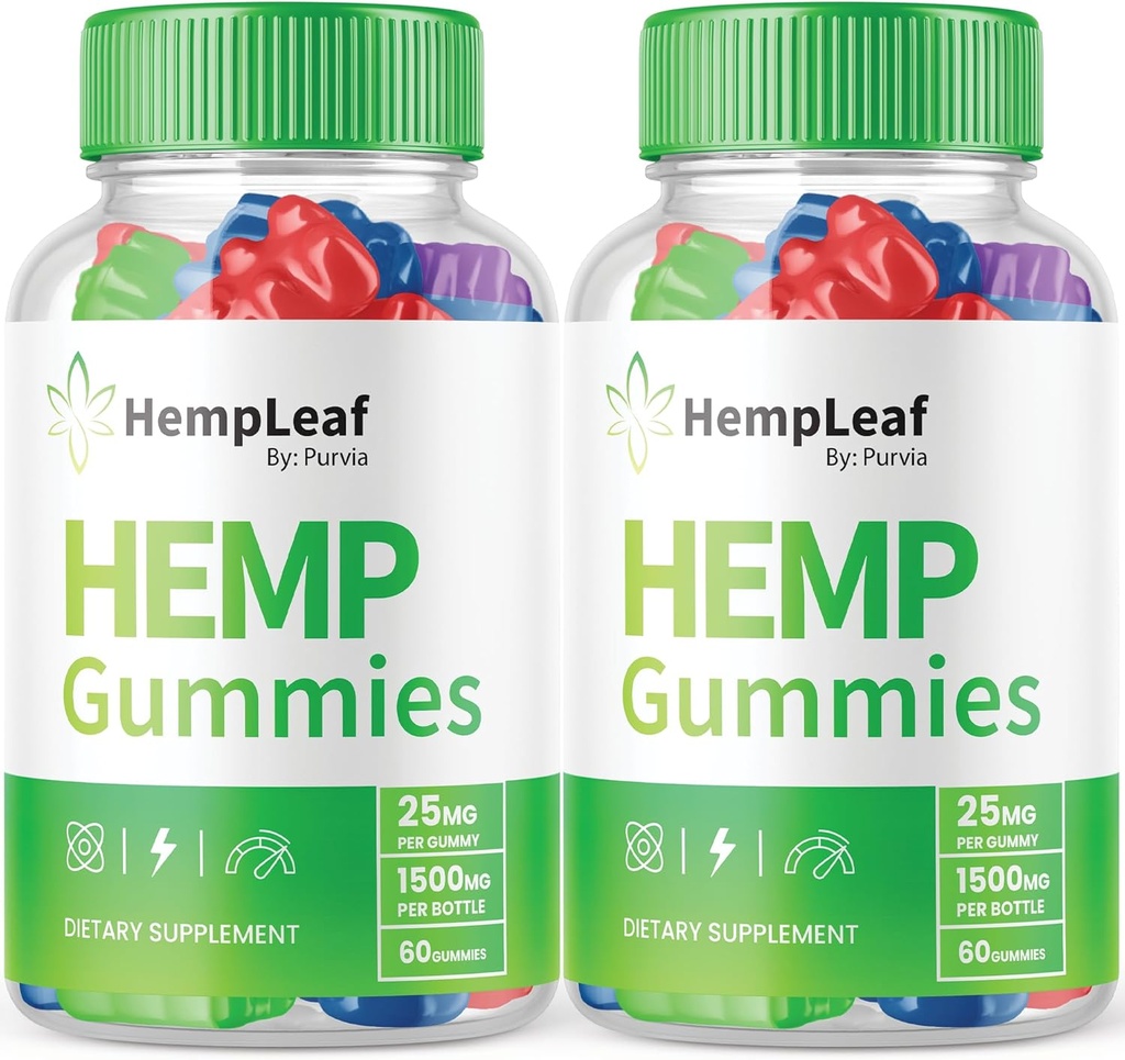 (2 Pack) Gummie z liścia konopi - Oficjalna Formuła - Gummie z liścia konopi z ekstraktem z konopi, Zaawansowana Siła Zen Performance Mieszanka konopi, Zen Boost Gummies Najwyższa Siła, Zen Gummies (120 Gummies)