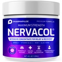 Pharmapulse Neuropathy Nerve Therapy & Relief Cream - Maximum Strength Relief Cream for Foot, Hands, Legs, Toes zawiera kwas lipoinowy alfa, Arnica, Witamina B6, Aloe Vera, MSM - Skuteczna kojąca 4oz