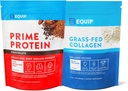 Equip Foods Prime Protein Powder Czekolada & Kolagen z trawy Proszek Unflavored
