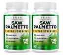 (2 Pack) Saw Palmetto Prostate Supplement for Men, 3- in-1 Benefits, DHT Blocker Hair Growth i Beta Blocker, Urnary Health, Prostate Function Support, 2 Month Supply
