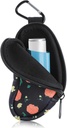 Astma Inhaler Holder Chronić przenośny worek Nosiciel Neoprene Inhaler podróży Mini worek do Inhaler w kształcie litery L, Inhaler nie zawiera (Kwiat)