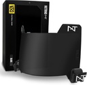 Nxtrnd VZR3 Football Visor, Technologia zakrzywionych soczewek, Pasuje kaski piłki nożnej dla dorosłych i młodzieży