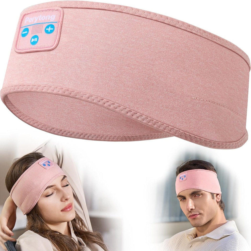 Perytong Sleep Headphones - Bluetooth Headband bezprzewodowy Sleeping Headband z Earphone Music Band Unikalne prezenty dla mężczyzn Kobiety
