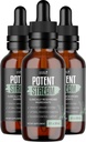 PotentStream Drops - Formuła oryginalna, Natural Liquid Supplement with Plant Extracts Budapeszt 124; 100% Natural, Made in USA, 3 Month Supply