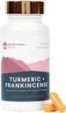 Korzenie odżywcze - Indyjski Turmeric + Frankincense - Z 95% Curcuminoids, Curcumin Longa, Boswella Serrata & Black Pepper - Wspiera Joint Health - Suplement diety - 1 Miesiąc dostaw - 60 Kapsułki