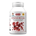 ANDREW LESSMAN Witamina B12 250 180 Kapsułki - Chroniona przed wchłanianiem Methylcobalamina (Naturalna Koenzym Witamina B12), Zasadnicza dla energii i wsparcia stresu, Plus B- Complex, Łatwe do połknięcia kapsułki