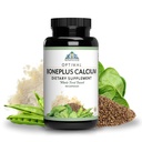 Optimal Health Systems BonePlus Wapń 124; Wysoko wchłaniany wapń chelatowany + Ipriflavone, Probiotyka, Enzymy roślinne 124; Suplement do Wytrzymałości Kości 124; 90 Kapsułki