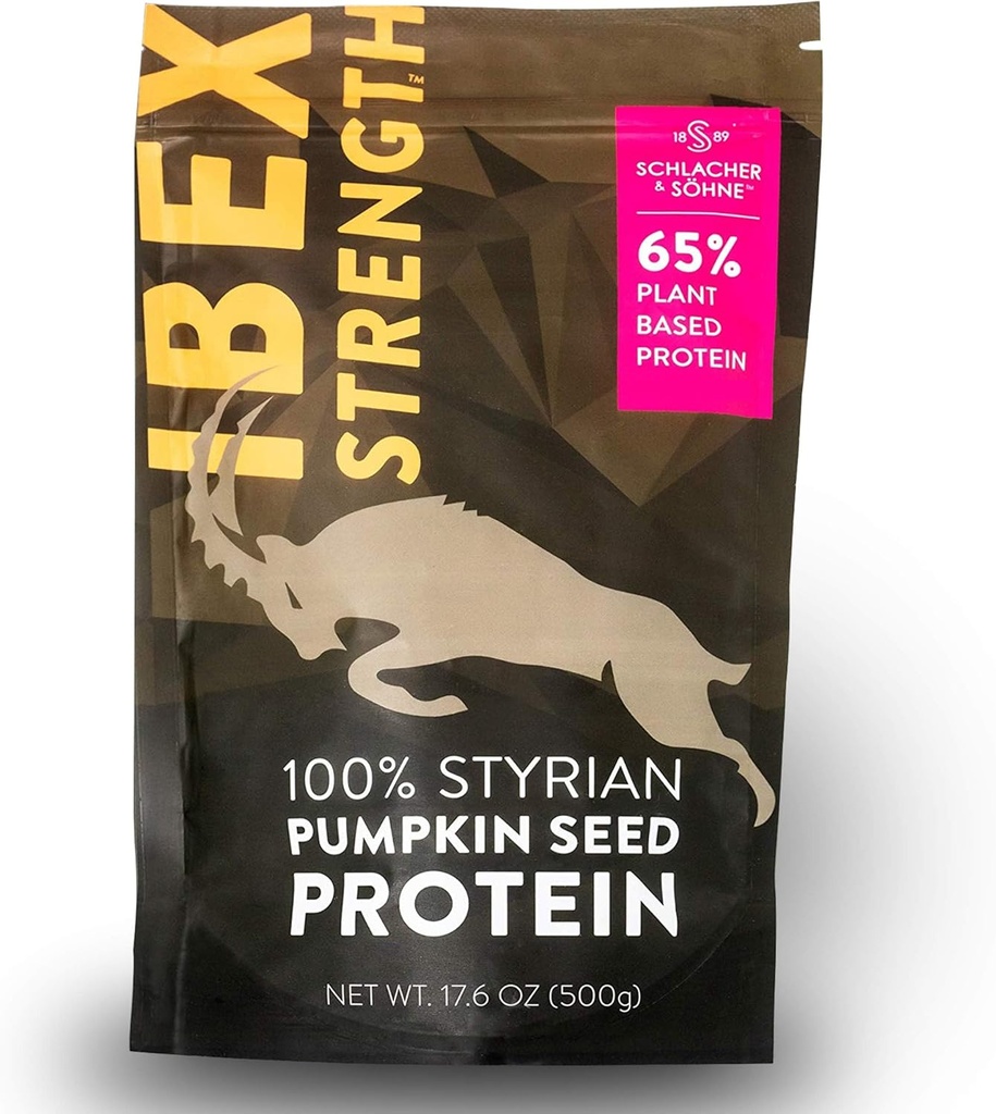 Schlacher & Söhne Styrian Nasienie Białko: 100% Czyste, Białko roślin, Nie GMO, Gluten Free, Wegan, Brak dodatków, System immunologiczny Boost, Poprawia trawienie, Made in Austria 17.6 OZ