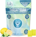 Laki Naturals Throat Soak Herbal Throat Lozenges (14 Ct) - Hawaiian Sea Salt Sore Throat & Dry Mouth Soothing Drops - Vegan, Non-GMO, Sugar- Free & Gluten- Free Sweet and Salty Herbal Candies