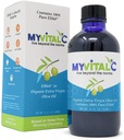 MyVitalC Organic Extra Virgin Olive Oil - Pure ESS60 Antioksydant Supplement - for Anti- Aging, Oxidation, Longevity, Sleep, More Energy - 120ML