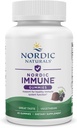 Nordic Naturals Gummies immunologiczne, Elderberry, 40 Gummies wsparcia immunologicznego, Witaminy do żucia do codziennego wsparcia immunologicznego, Non-GMO, Wegetarianin, 20 Służenia