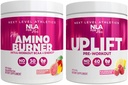 NLA for her Pre / Intra Workout Stack (zawiera jej Termogeniczne Amino Hawajski zachód słońca i uplift pre Workout Raspberry Lemonade)
