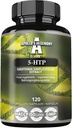 5- HTP 150 mg na kapsułkę - 120 Kapsułek wegańskich - 4 Miesiące Dostawy - Griffonia simplicifolia Seed Extract - Enhances Mood and Well- Being - Suplement diety przez Apollo Hegemony