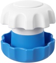 EZY DASE Pill Crusher i szlifierka do witamin, Tabletki ze składem przechowywania, Dzieci, Zwierzęta domowe, Osoby w podeszłym wieku, Effortesterly Crushes Medications into Fine Powder, Easy- To- Use Design, Niebieski, BPA Free