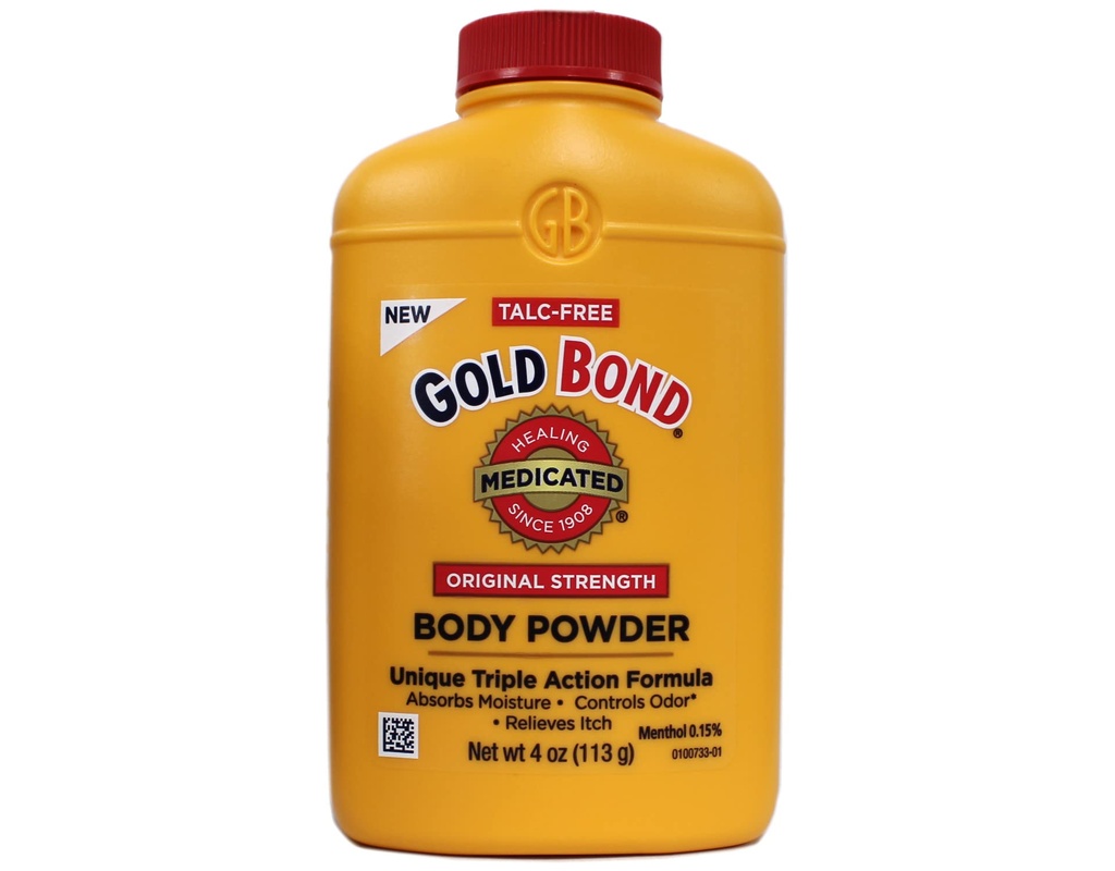 CHATTEM LABS Gold Bond Med Pwdr Rozmiar 4z Złoty Bond Proszek medyczny 4oz
