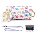 MGZNMTY Astma Inhaler Case, Carrying and Travel Holder Case kompatybilny z Handy Inhaler dla dorosłych i dzieci (TYLKO CASE) (Deating Hearts)