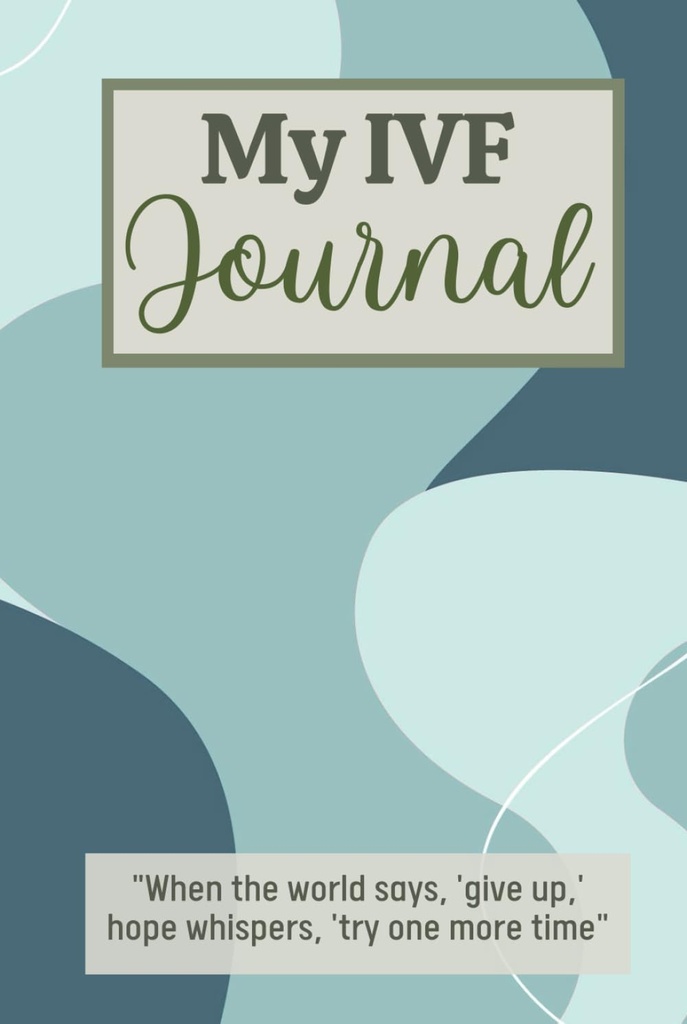 Mój IVF Journal: Cute In Vitro Planner nawożenia dla kobiet przez zabiegi płodności, aby pomóc im pozostać zorganizowane i skoncentrowane