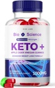 Rize laboratoria - Bio Science Keto Plus Gummies dla utraty wagi, Dodatkowa siła, Zaawansowana formuła obejmuje Jabłko Cydr Gummies Ocet (60 Gummies)
