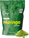 OMG! Superfoods Organic Moringa Proszek - 100% Czysty, USDA Certified Organic - Dobre źródło wapnia, Żelazko, Witamina A, Witamina E & More! - 15.5 Ounces (1 Pakiet)