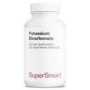 Supersmart - Biwęglan potasu 5400mg na dobę (duża dawka) - Elektrolity mineralne - Acydowa równowaga pH - Serce, Mięśnie i Nerve Zdrowie 124; Non-GMO & Gluten Free - 120 Kapsułki wegetariańskie
