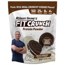 FITCRUNCH Tri- Mieszanka białka serwatki, Keto Friendly, niskie kalorie, wysoki poziom białka (18 Sług, Mleko i ciasteczka)