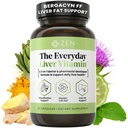 Zen Nutrigents The Everyday Liver Witamina - Detox i Repair Liver Cleanse z Bergacyn FF, Organic Milk Thistle, Dandelion Root & Artichook Extract for Liver Health - Tłuszcz wsparcia wątroby