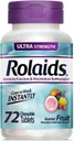 Rolaids Antacid Wapnia & Magnez Suplement Ultra Strength Tablets, Owoce 72 ea (Opakowanie po 4)
