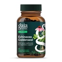 Gaia Herbs Echinacea Goldenseal - Suplement wsparcia immunologicznego do utrzymania zdrowego układu oddechowego - z Echinacea organiczna i Goldenseal Root - 60 Vegan płynne kapsułki fito- (10- Day Supply)