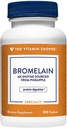 Witamina Shoppe Bromelain 500MG & 2000 GDU, Wspiera trawienie i wchłanianie białka, Enzym zabarwiony z ananasów (180 tabletek)
