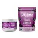 Ultima Replenisher Electrolyte proszkowy zestaw napojach - Bezcukrowy - Winogrona, 30 Puszka do podawania i 20 Opakowania Stickpack - 6 Electrolytes and Minerals - Keto Friendly, Wegan, Non-GMO