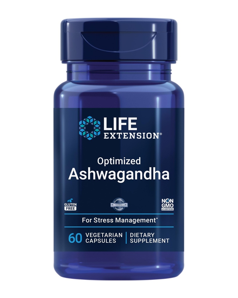 Life Extension Creatine kapsułki i zoptymalizowane Ashwagandha - 120 i 60 kapsułek