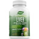 100% Pure Liver Cleanse Detox Support Formuła - Herbal Liver Supplement Supplement - Thistle mleka, Dandelion Root, Beetbuot, Artiduck Extract, Liver Health - Jujube Milk Thistle Detox kapsułki