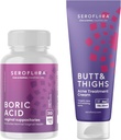 Kwas borowy Poduszki pochwowe Kontrola zapachu - Butt & Three trądzik krem Clearing dla pimples - Bundle