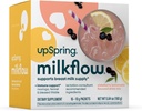 UpSpring Milkflow Immune Supplement Supplement Supplement Supplement Drink Ecugreek- Free, Moringa Elderberry Lemonade Flavor, Suplement do Laktacji Supplement to Support Breast Milk Supply, 16 Mixes