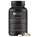 Primitive Scientific Whole Food Daily Essential Multivitamins for Adults and Seniors - 2X a Day - Vitamin A, C, D, E, B12 and Minerals - Natural and Holistic Support (60 Capsules)