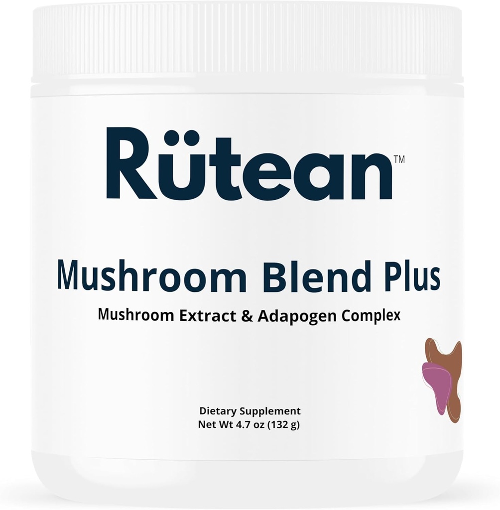 Mushroom Blend Plus - 11 in 1 Complex Nootropic & Adaptogens Mieszanka dla immunologicznego Boost, Funkcje kognitywne i wsparcie energetyczne - 4.7 oz - Dodaj do kawy / herbaty / Smoothies - 60 Servings (60 Day Supply)