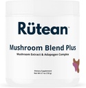 Mushroom Blend Plus - 11 in 1 Complex Nootropic & Adaptogens Mieszanka dla immunologicznego Boost, Funkcje kognitywne i wsparcie energetyczne - 4.7 oz - Dodaj do kawy / herbaty / Smoothies - 60 Servings (60 Day Supply)