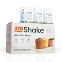 310 Nutrition - All- In- One Meal Replacement Shake - Nowa formuła z Fiber Rich Vegan Superfood Mieszanka - Naturalne słodziki - Niskie Carb Shake, Keto & Paleo Friendly - Gluten Free - 26 Esential Vitamin & Minerals - Vanilla Crème