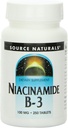 Źródło Naturals Niacynamid Witamina B-3 100mg, 250 tabletek (opakowanie po 3)