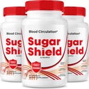 NutraRize (Opakowanie 3 Sugar Shield Blood Support Pills, Maksymalna moc Formuła kapsułki, Naturalny Mieszanka krwi, Opinie (180 kapsułki)
