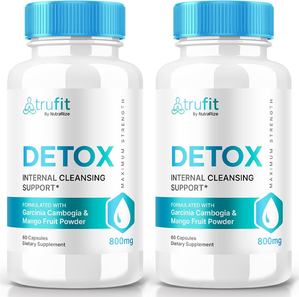 (2 pack) TruFLT Detox Pills, TruFLT Keto Kapsułki - zaawansowana formuła do wspierania czyszczenia wewnętrznego, Tru- FLT Keto ACV Suplement, Keto Vitamins, TruFLT Keto Nutrition, TRU FLT Proszek (120 kapsułki)