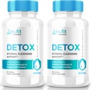(2 pack) TruFLT Detox Pills, TruFLT Keto Kapsułki - zaawansowana formuła do wspierania czyszczenia wewnętrznego, Tru- FLT Keto ACV Suplement, Keto Vitamins, TruFLT Keto Nutrition, TRU FLT Proszek (120 kapsułki)