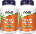 Teraz suplementy, Cascara Sagrada (Rhamnus purshiana) 450 mg, 250 kapsułki Veg (Opakowanie po 2)