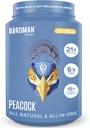 BIRDMAN Peacock Vegan Protein Powder Dodać 124; Kompletny roślinny posiłek oparte Shake zastępujący z magnezu, Witamina D, MCT oleju 124; Wszystkie w jednym suplemencie dla mężczyzn i kobiet 124; gładki tekstura 124; Coco Vanilla Flavor