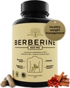 600 Mg Berberine Supplement - Berberine HCL & Ceylon Kapsułki cynamonowe dla kobiet i mężczyzn - Wspiera zdrowe zarządzanie wagą i trawienie