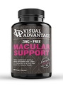 Visual Advantage Zinc-Free AREDS 2 Eye Vitamins for Macular Support – 3 Month Supply (180 Veggie Capsules) – Lutein & Zeaxanthin Formula Based on The AREDS II Study